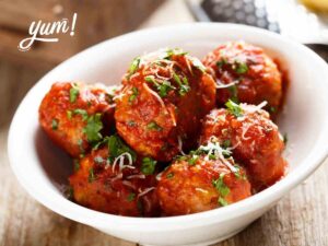 Polpette di pane al sugo