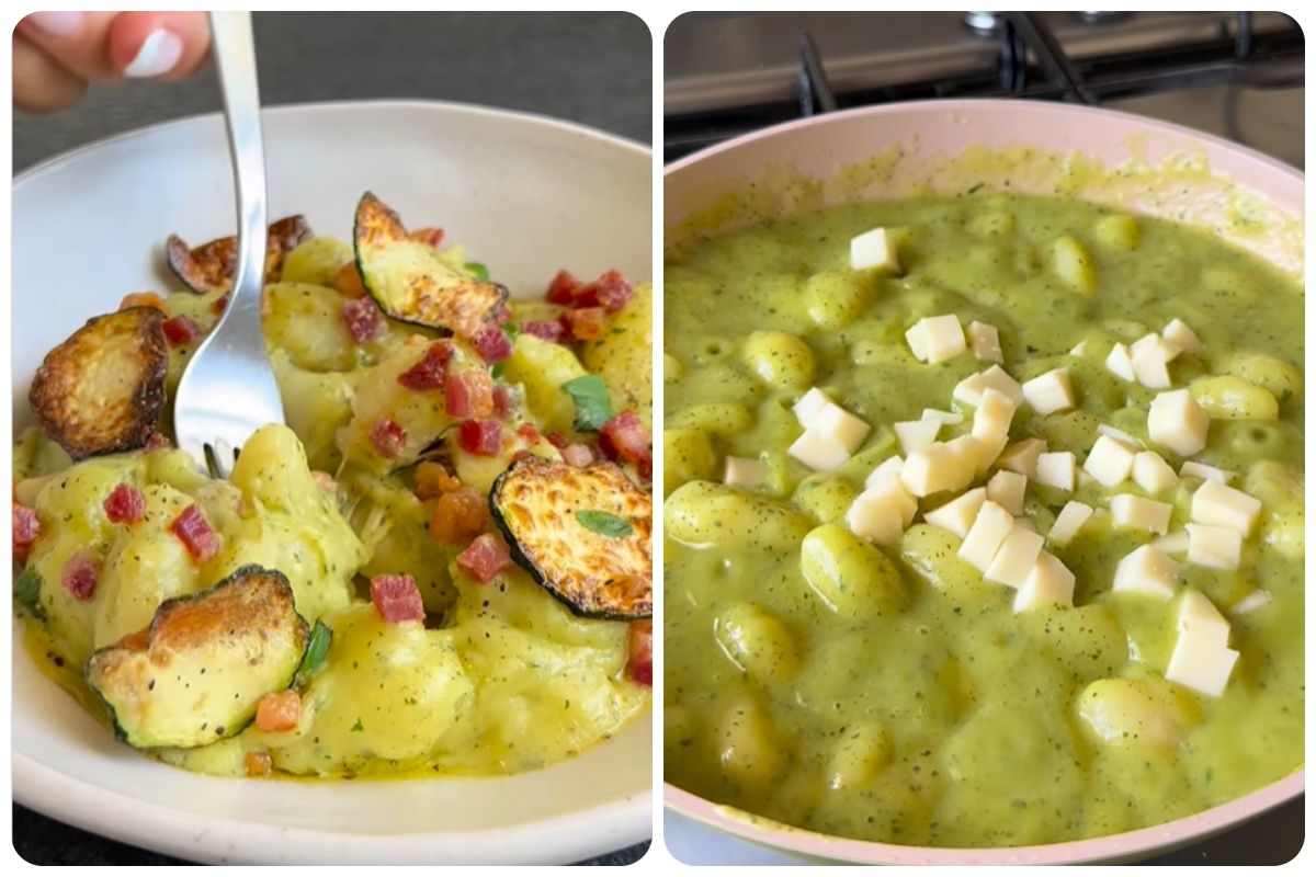 Gnocchi e zucchine