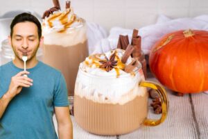 persona che mangia, pumpkin spice latte