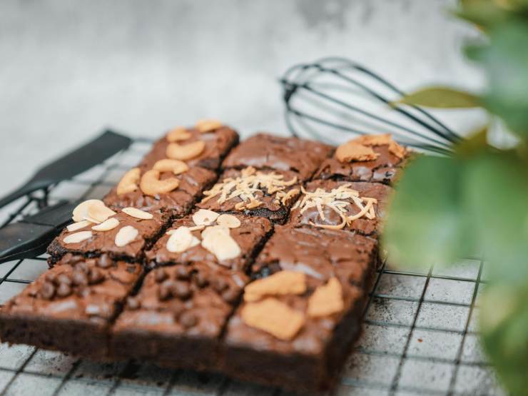 brownies su teglia